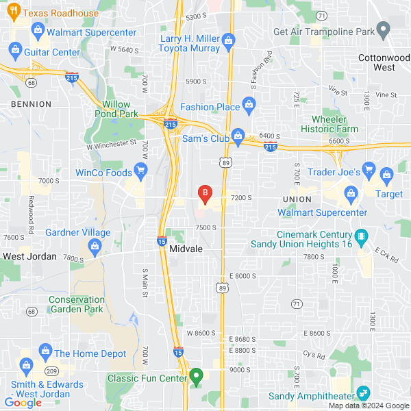 El Farol Mexican Restaurant location map: 151 W 7200 S, Midvale, UT